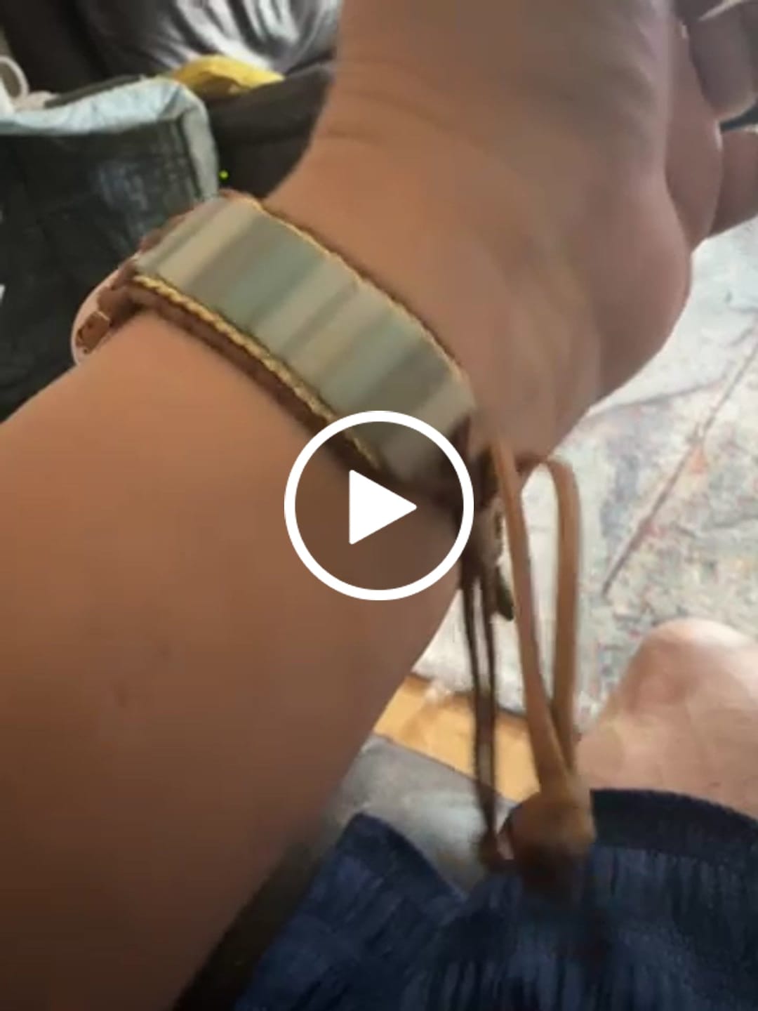 Customer video review of Amazonite Protection Apple Watch Strap