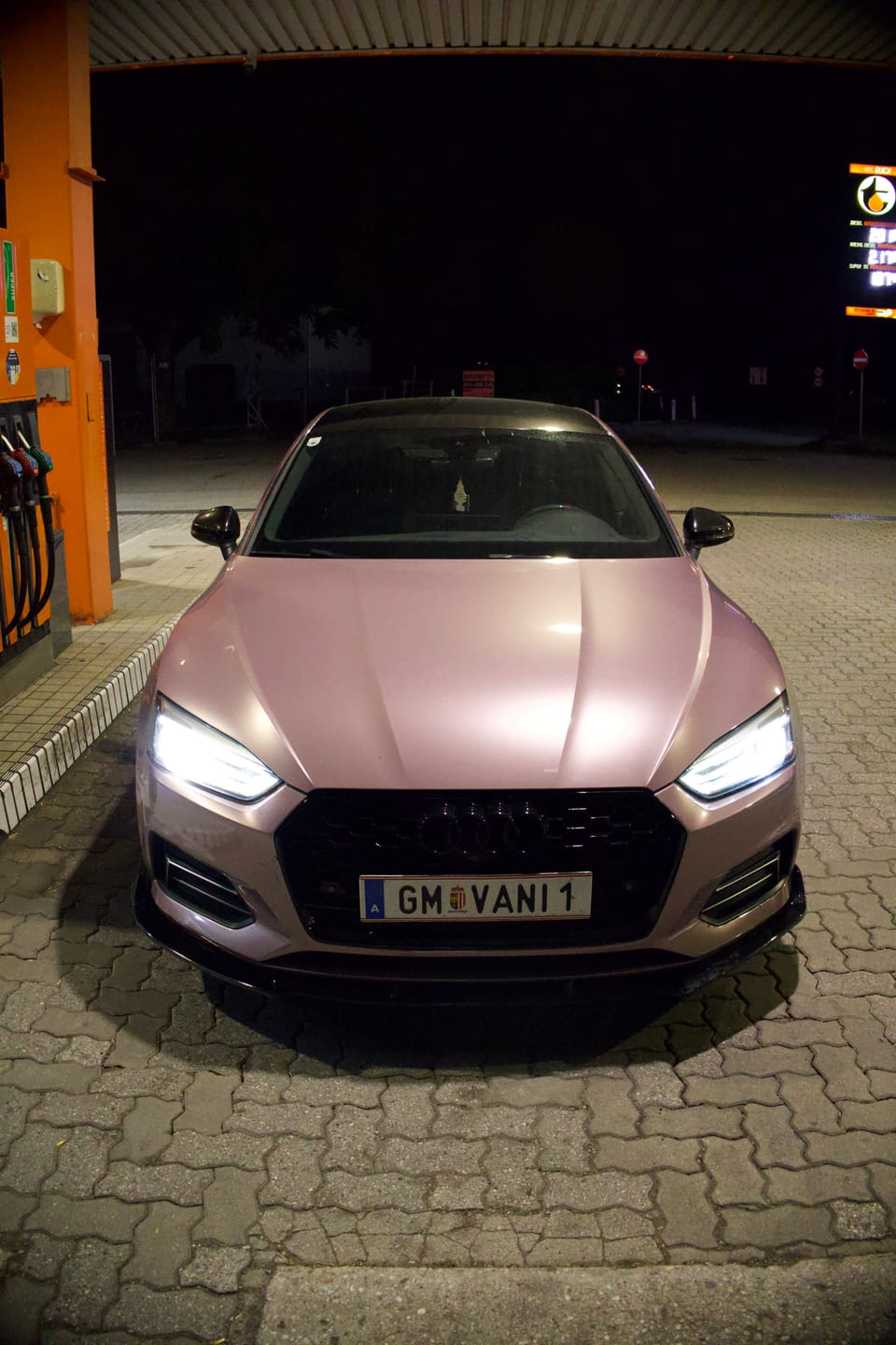 Customer photo review of Gloss Metallic Ice Berry Powder Vinyl Wrap