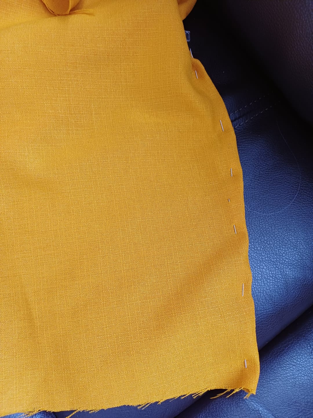 Customer photo review of Special Offer Linen Look Polyester Fabric
