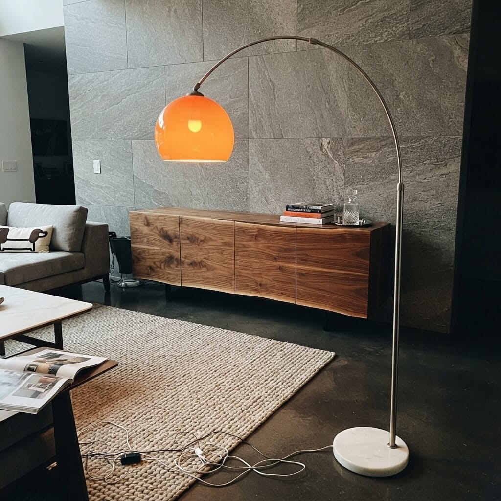 Customer photo review of Bauhaus Arc Floor Lamp
