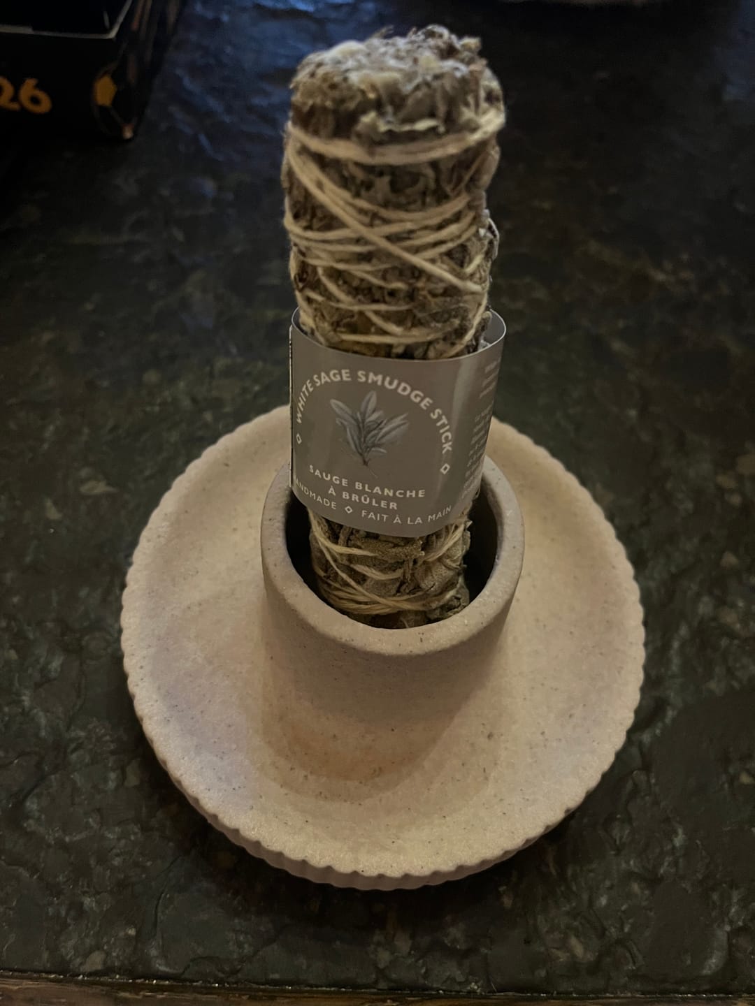 Customer photo review of Räucherschale gerippt in Greige