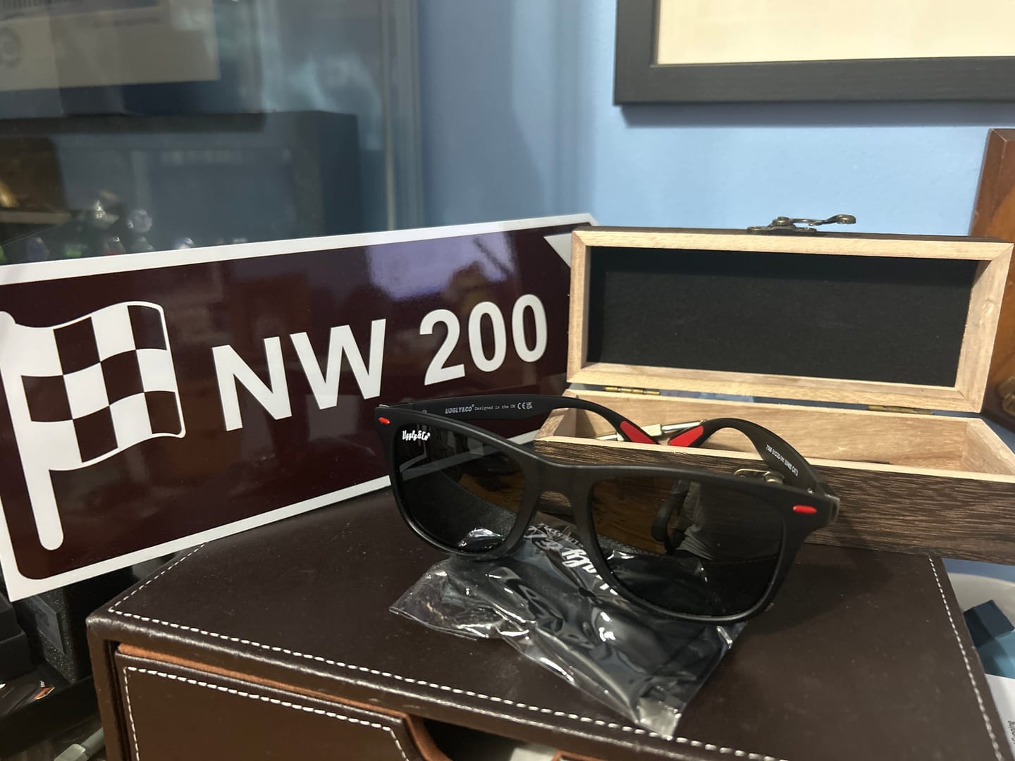 Customer photo review of U&C Wayfarer Sunglasses
