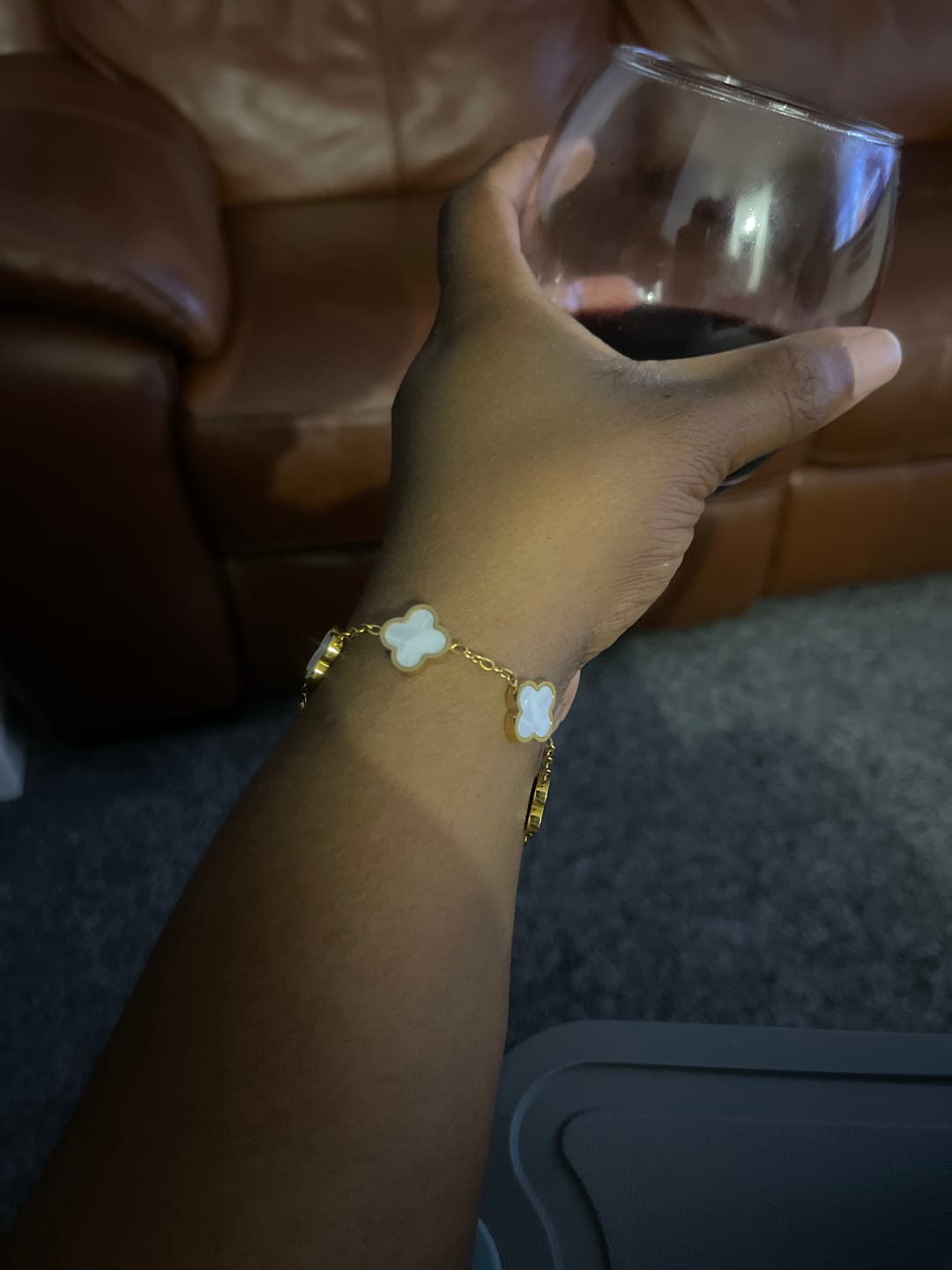 Customer photo review of White Clover Bracelet