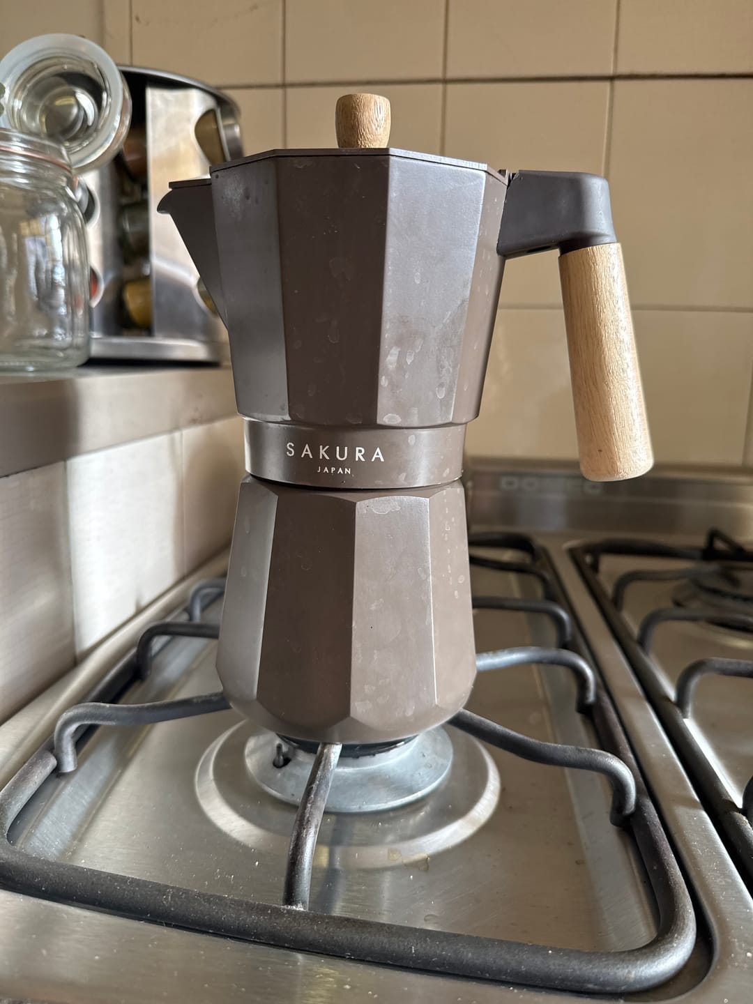 Customer photo review of Cafetera Moka Aurora