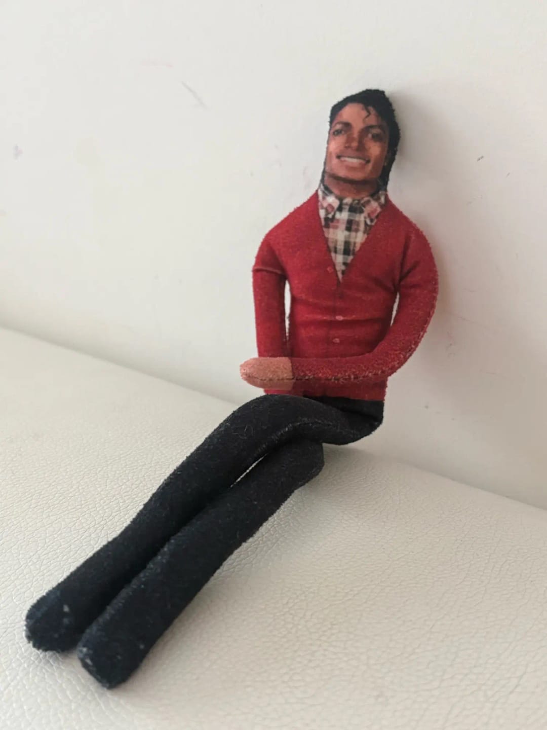 Customer photo review of Mini Michael Doll Plush