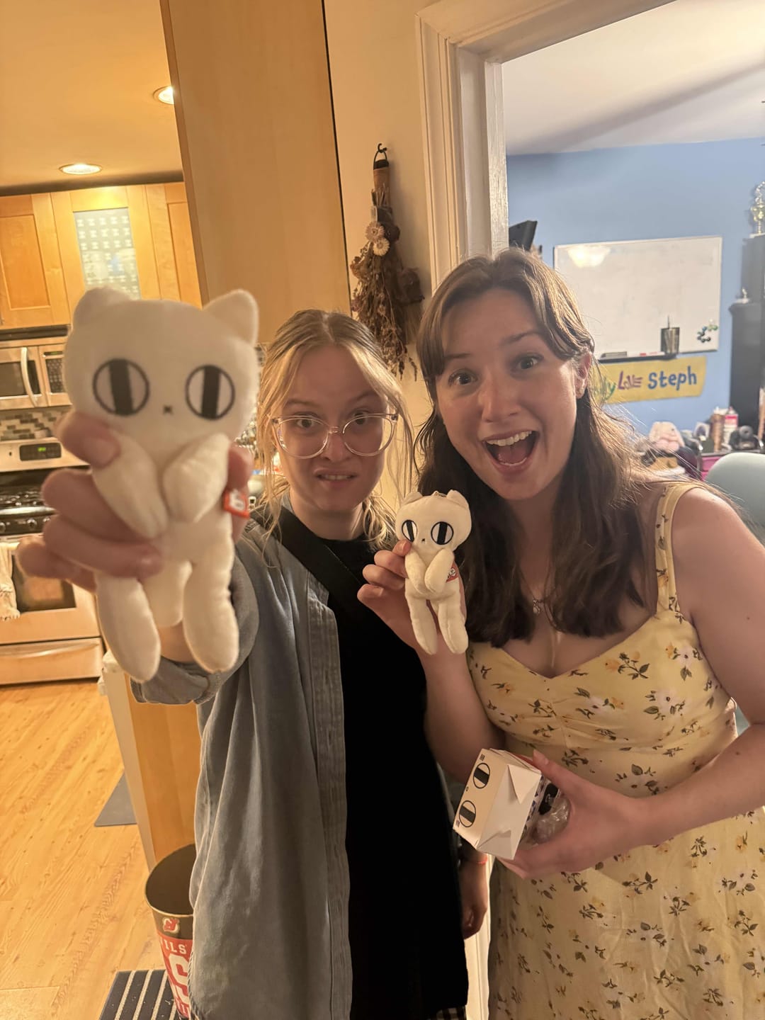 Customer photo review of MeowBro Scrunch Plush