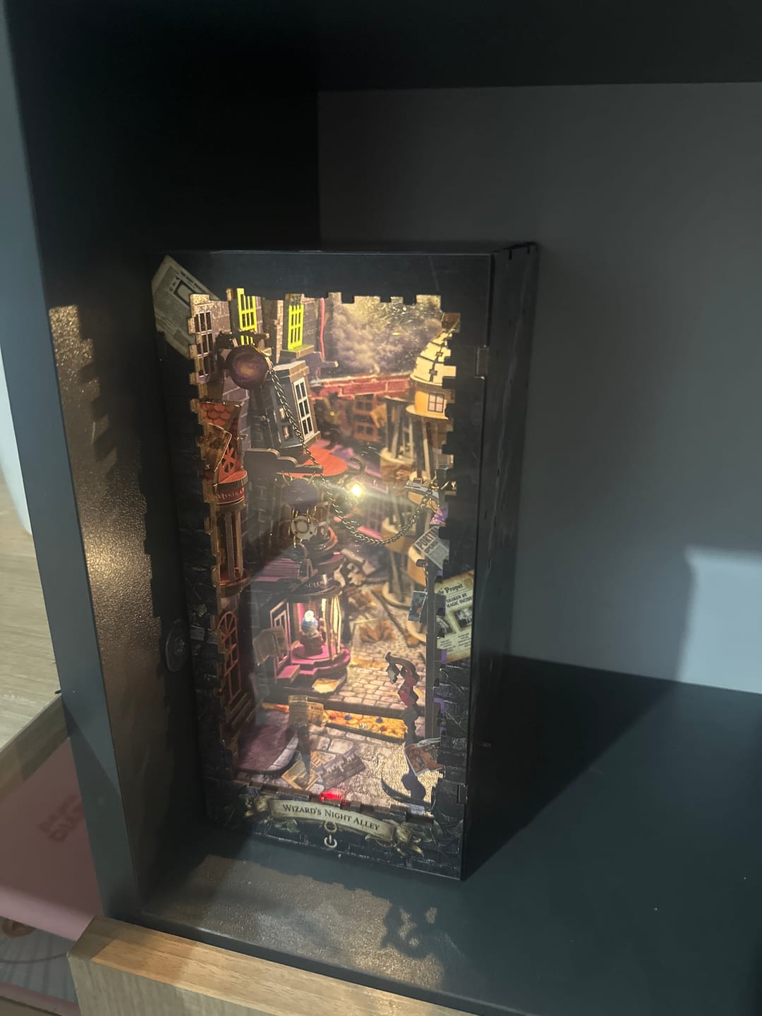 Customer photo review of Wizard's Night Alley Book Nook Kiti | 275 Parça DIY Dekor