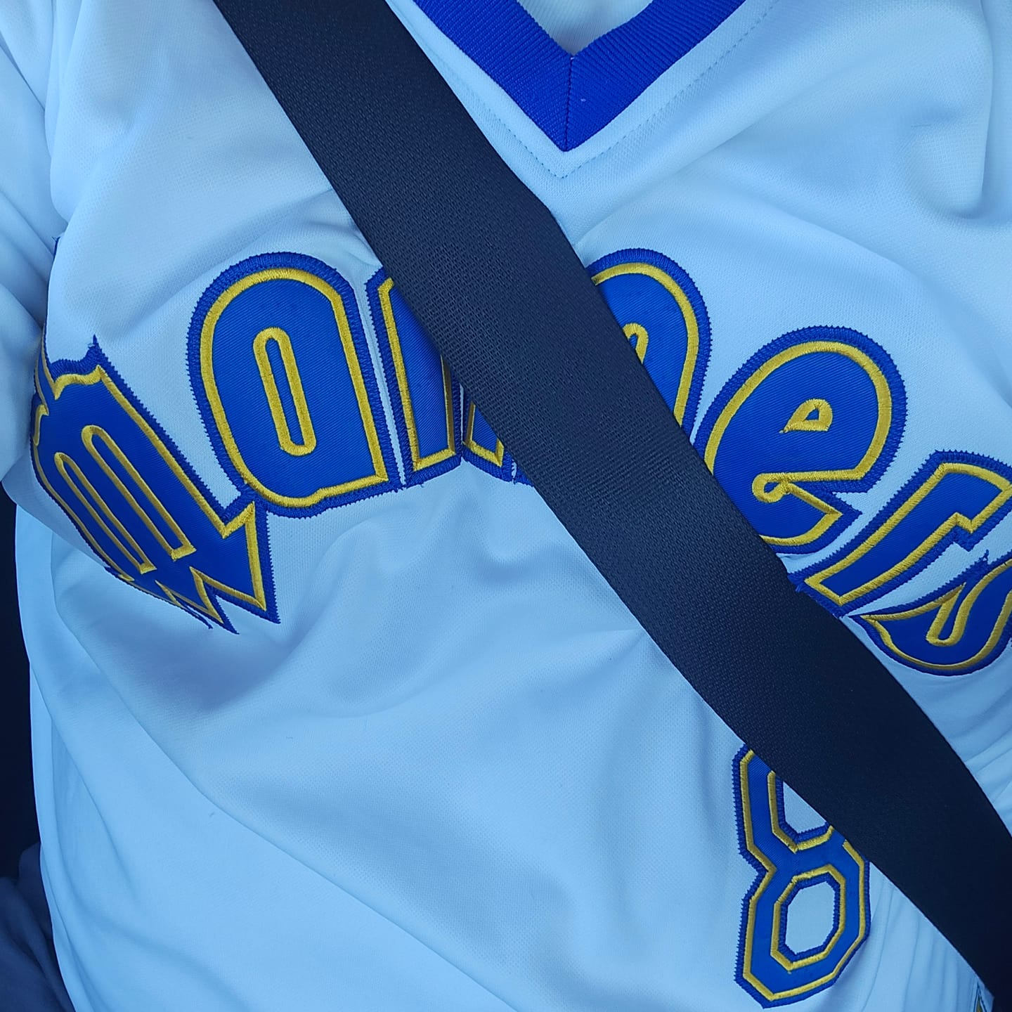 Customer photo review of Mariners Custom Baseball Jersey (Ships in 3–6 Weeks)