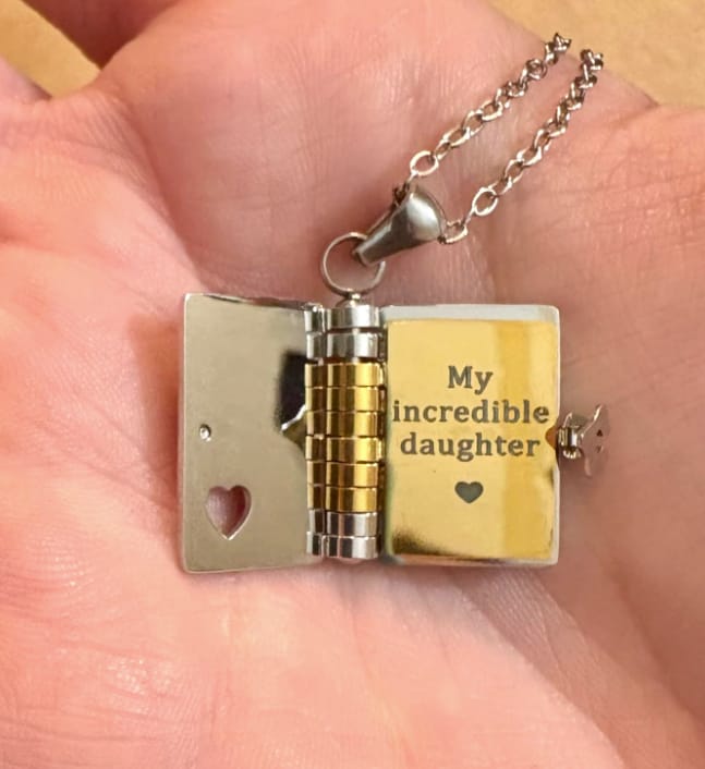 Customer photo review of Hidden Letter Necklace™