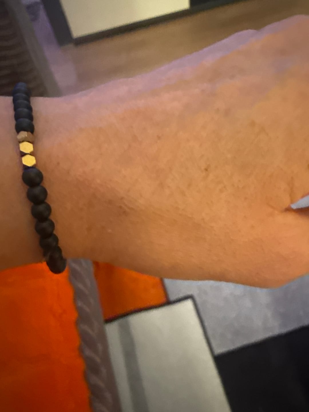 Customer photo review of Obsidian Armband