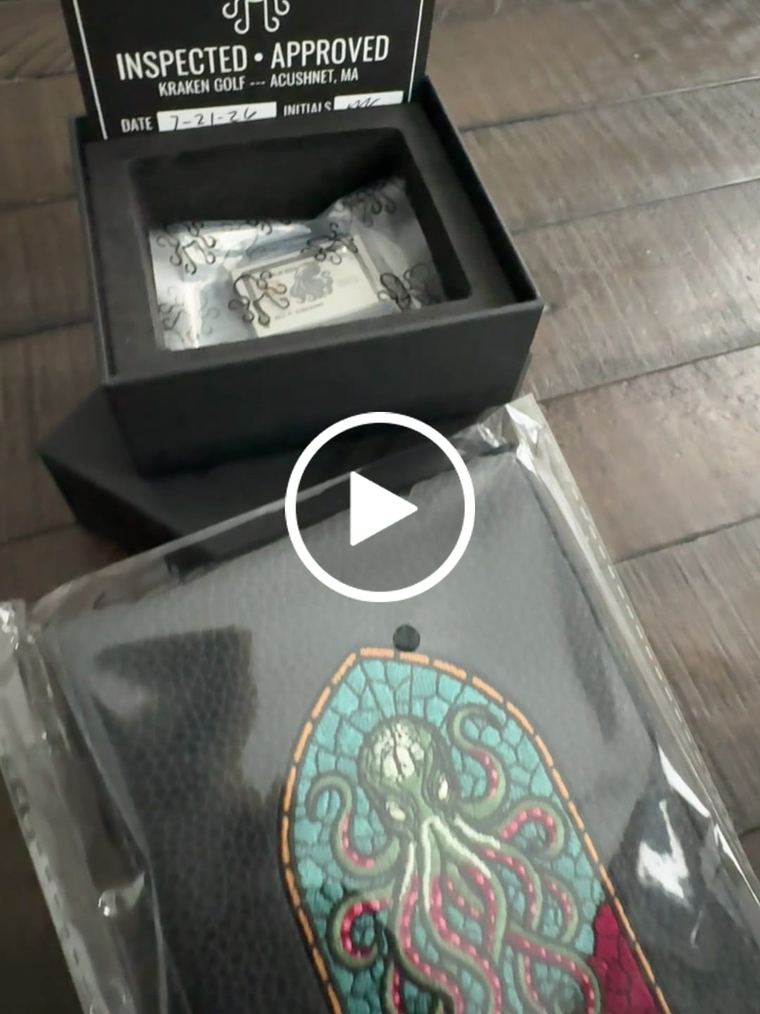 Customer video review of The Silver Kraken Express Ball Marker | Kraken Titanium Golf Ball Marker