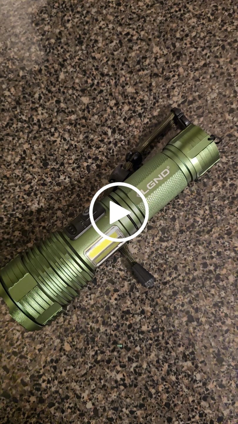 Customer video review of LGND Outdoors® Ultra-High Intensity Flashlight