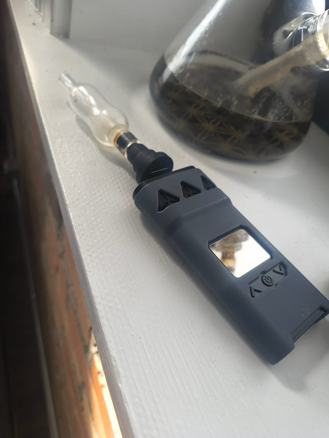 Customer photo review of Glass Water Bubbler + Silicone Adapter for all Legacy and X models
