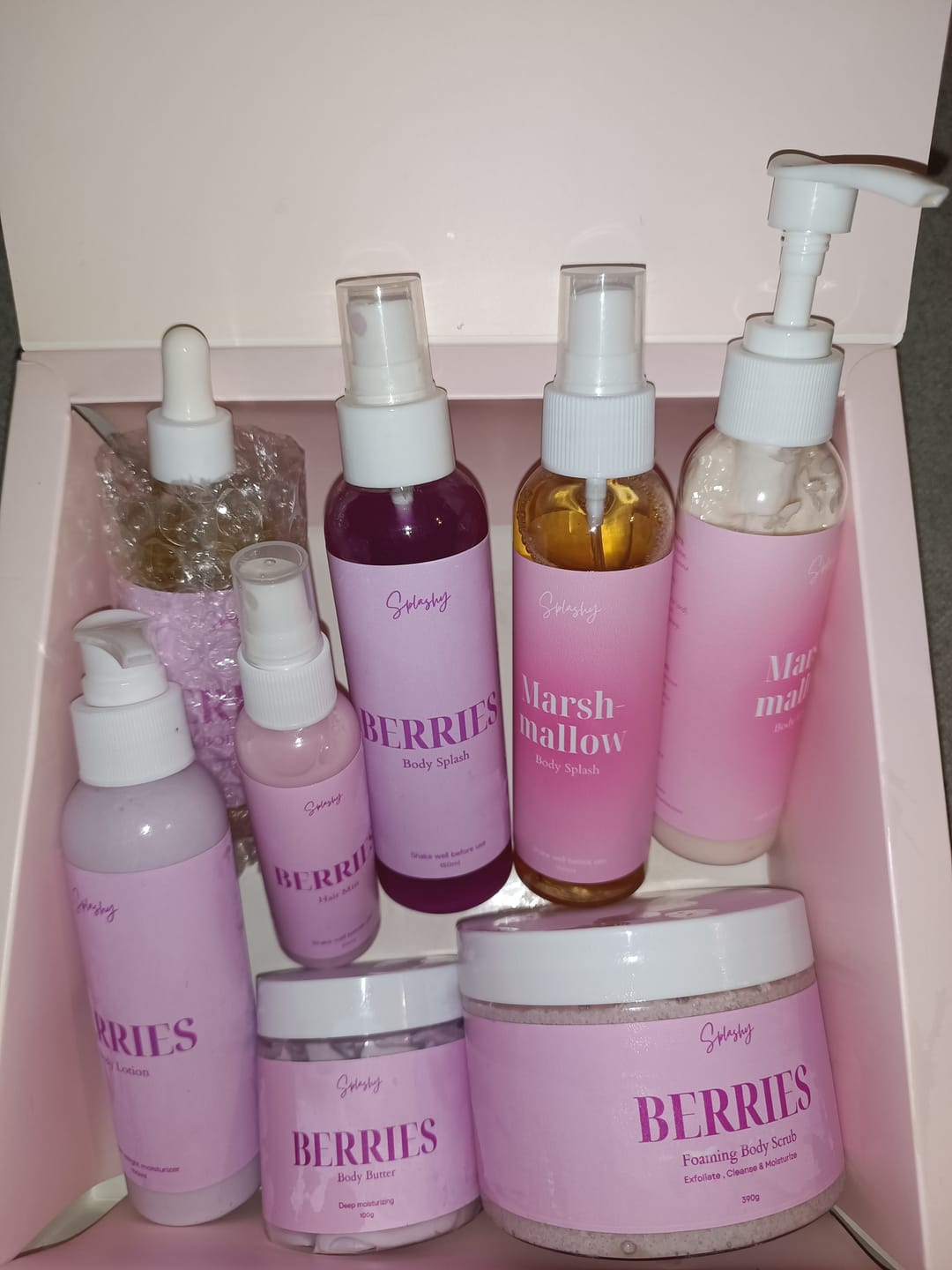 Customer photo review of Splashy™ Body Oil