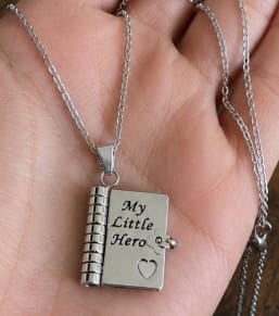 Customer photo review of Hidden Letter Necklace™