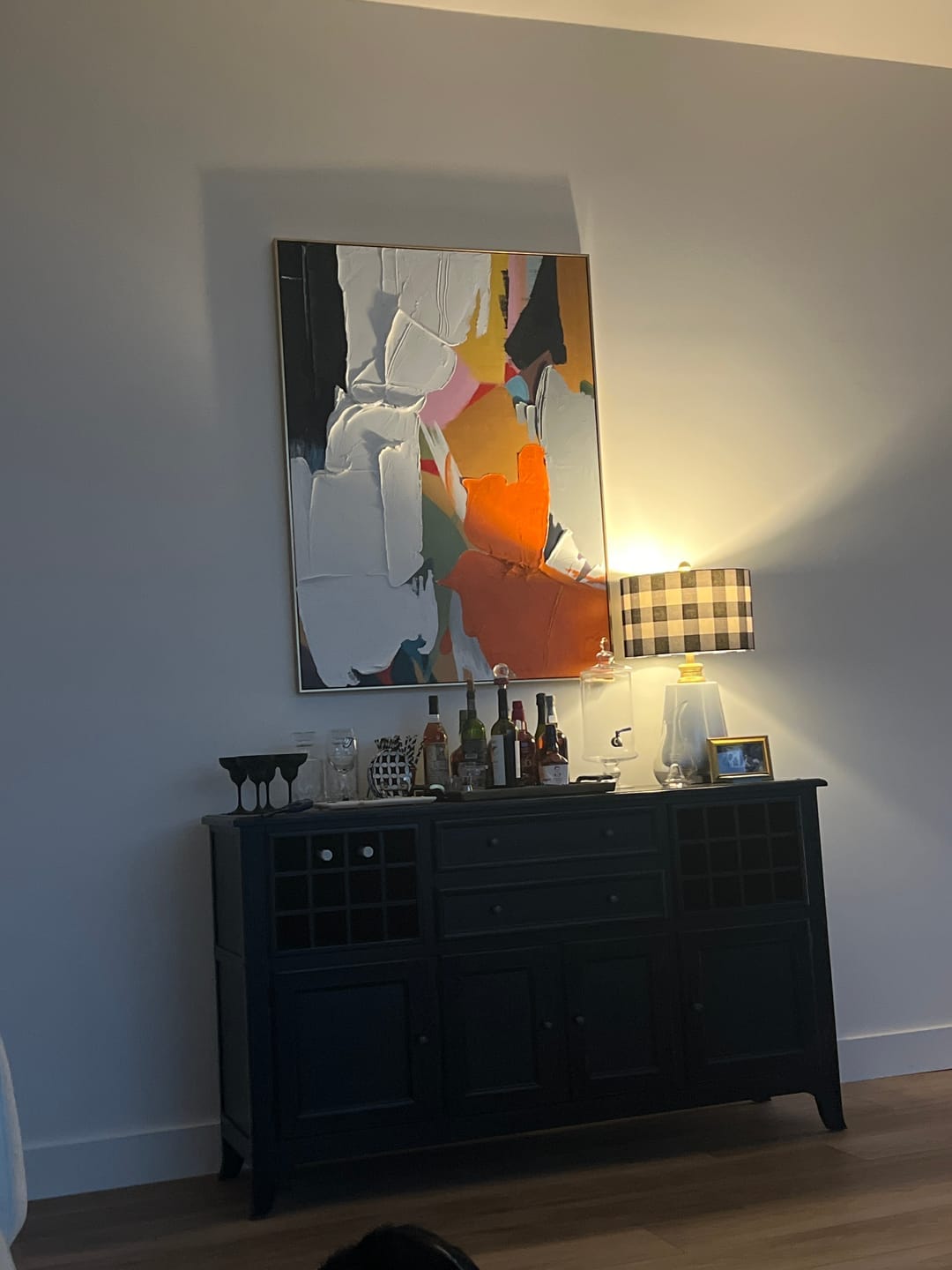 Customer photo review of Vibrancy - Colorful Textured Wall Art