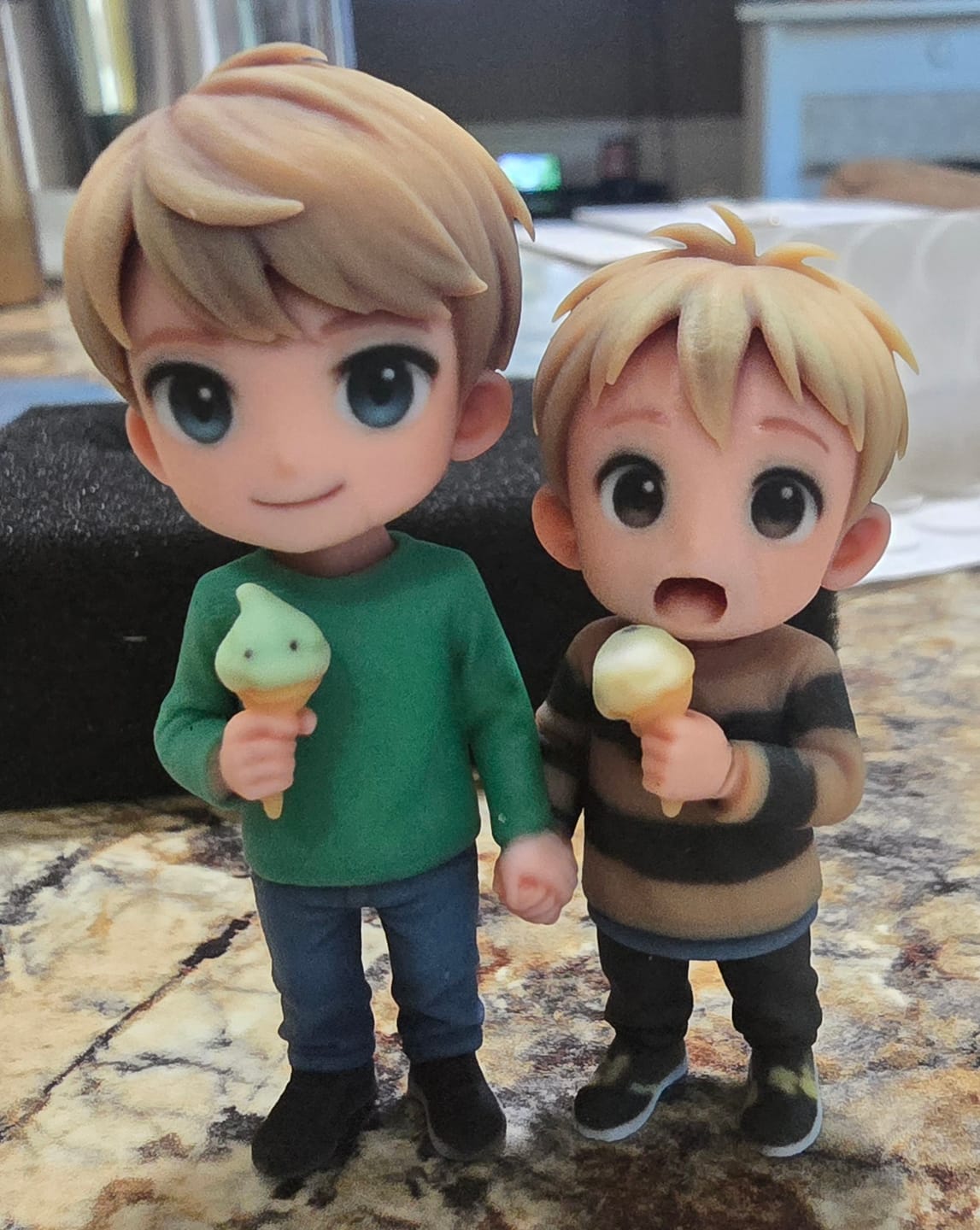 Customer photo review of Personalized Pet 3D Figurine from Photo