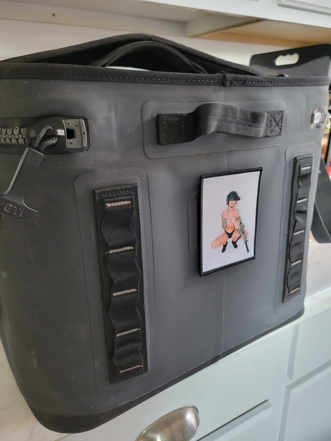 Customer photo review of Elephant Vol. 3  - 4" x 3" Sublimation Velcro Morale Patch