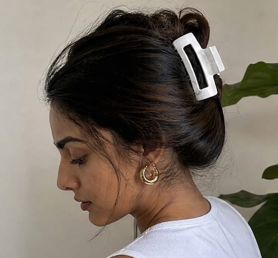 Customer photo review of Cloud Comfort Hair Clip
