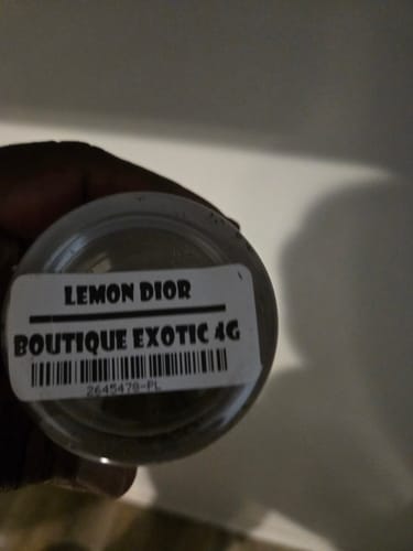 Boutique Exotics - Lemon Dior - 4 Grams - Hybrid photo review