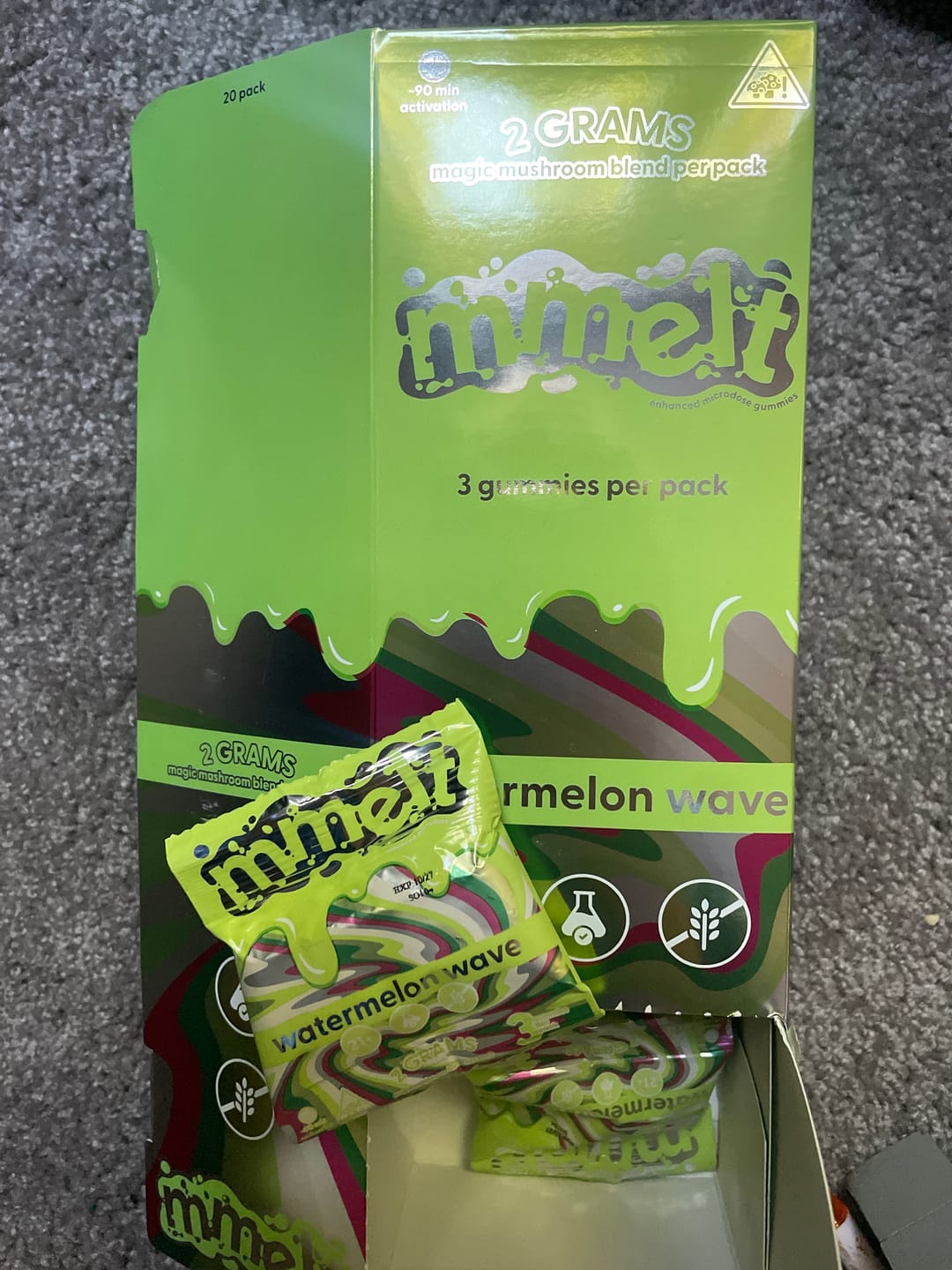 Customer photo review of Mushroom Gummies