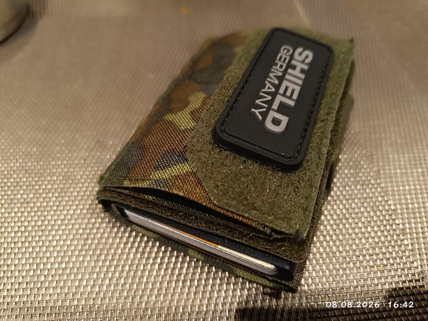 Customer photo review of Tactical Wallet MK2 - 5-Farben Flecktarn