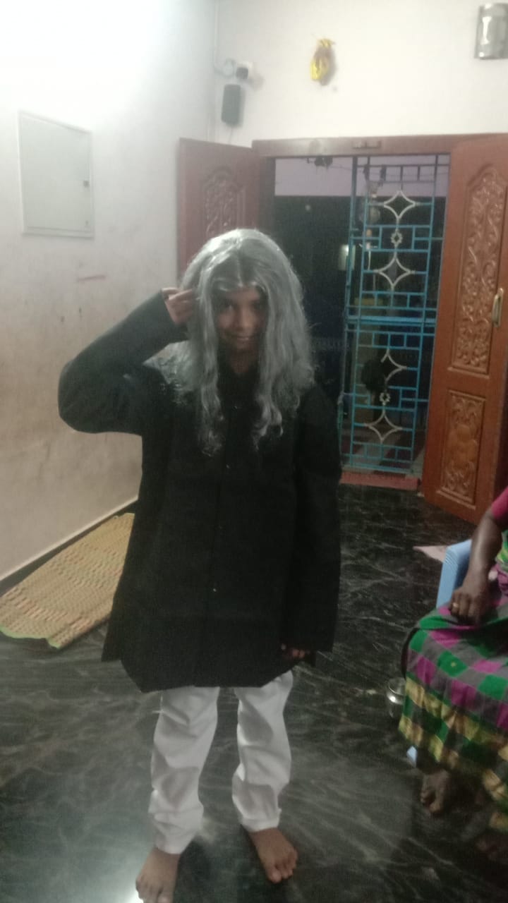 Customer photo review of Dr. Abul Kalam dress for kids- Indian Scientist Costume