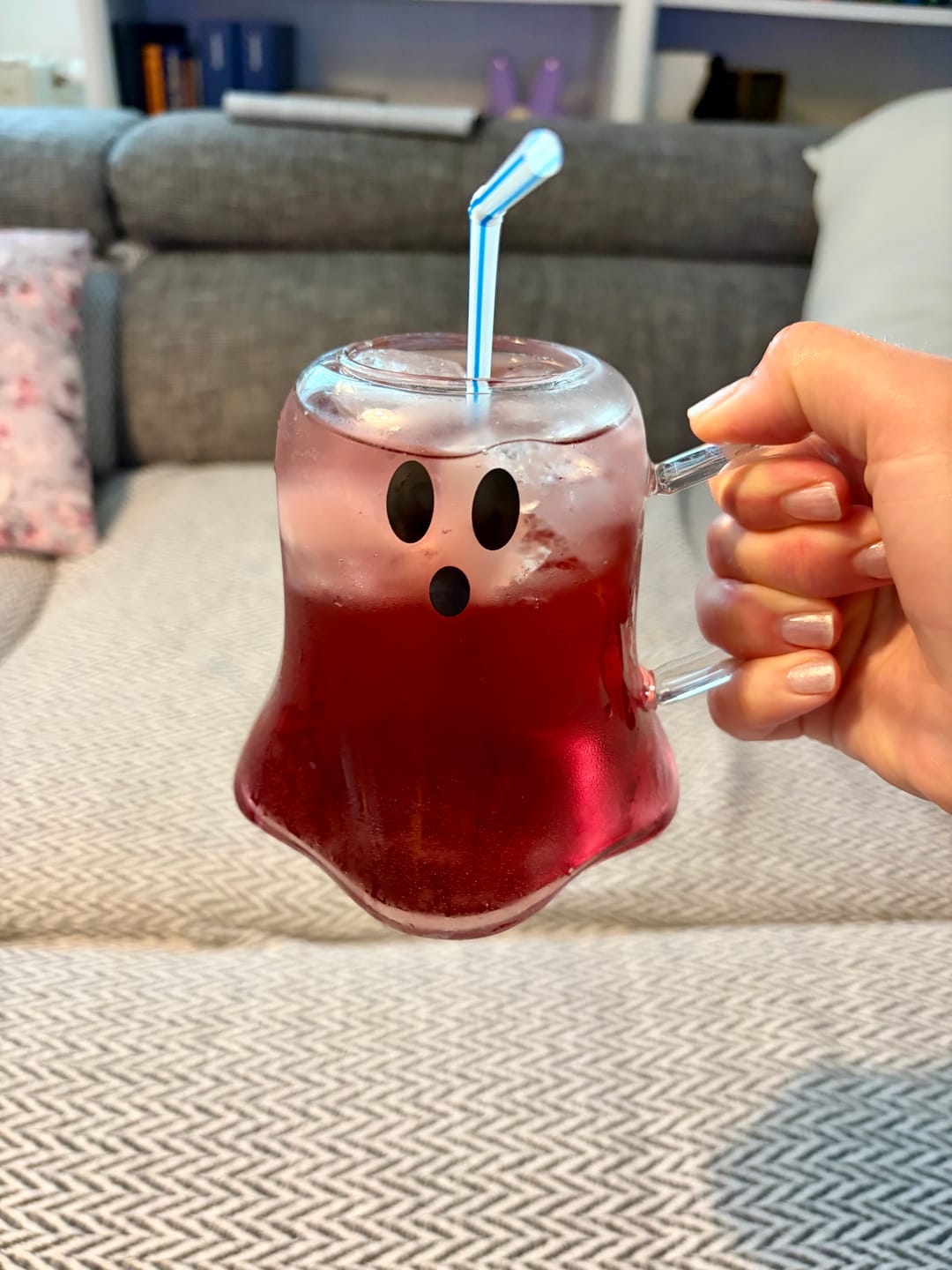 Customer photo review of Geister-Tasse aus Glas
