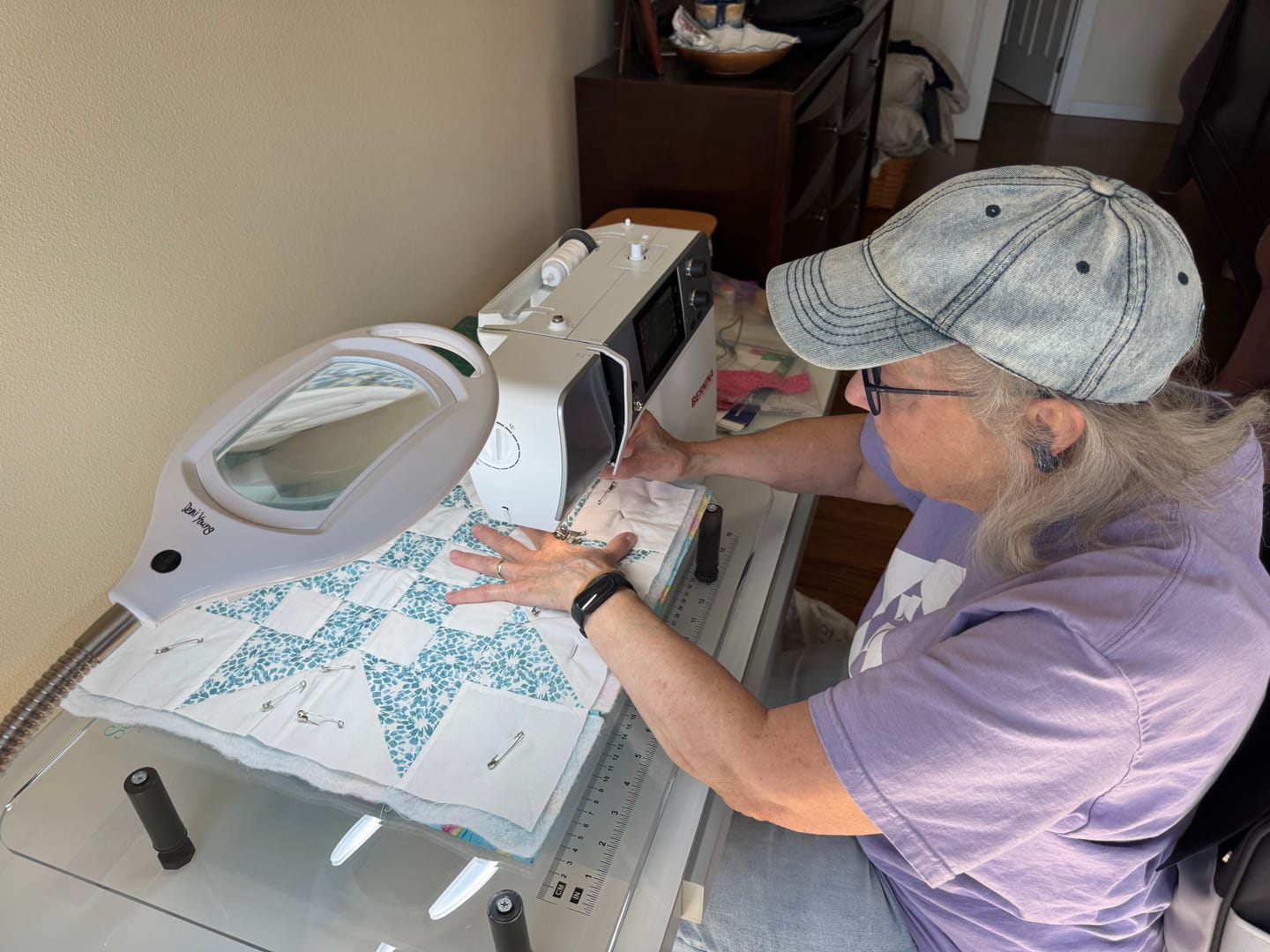 Customer photo review of Sew Steady Sewing Machine Extension Table