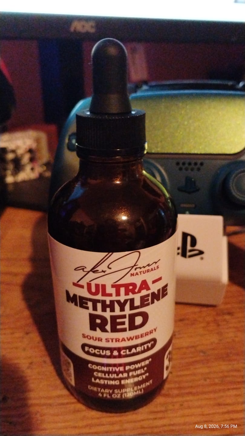 Customer photo review of The Ultra Methylene Red - Sour Strawberry (120ML) (30 Servings)
