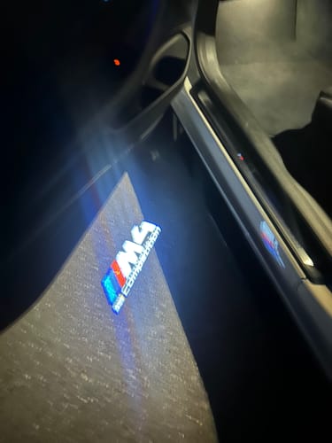 Customer photo review of BMW G SERIES DOOR LIGHTS