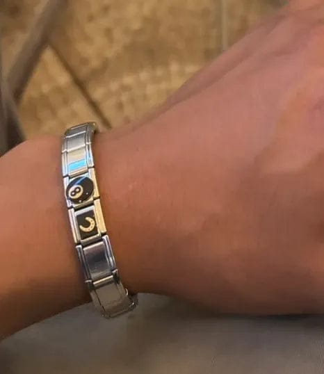 Customer photo review of Brazalete Italiano Plateado