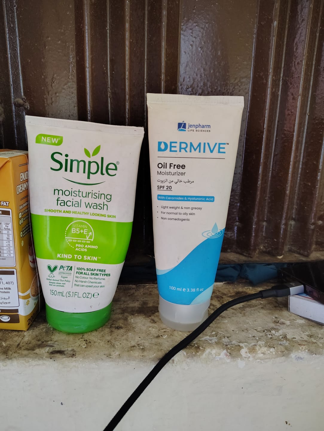 Customer photo review of Dermive Oil-Free Fragrance Free Moisturizer