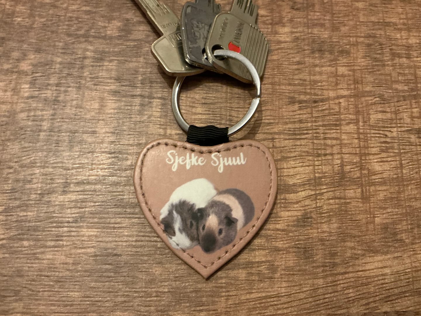 Customer photo review of Huisdier portret - Gepersonalliseerde sleutelhanger