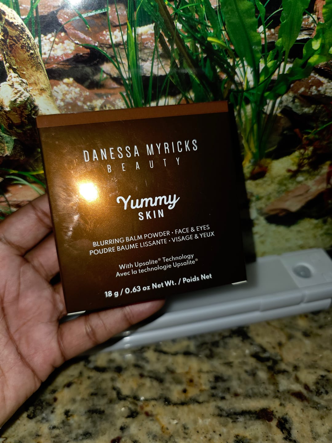 Customer photo review of Danessa Myricks Beauty Yummy Skin Blurring Balm Powder
