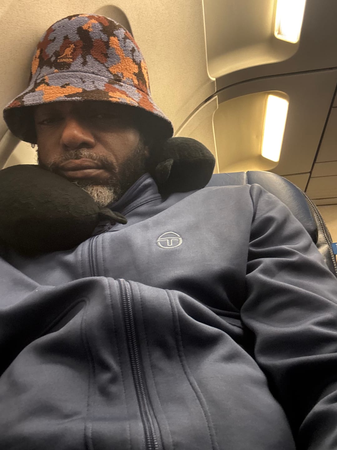 Customer photo review of Sandro Track Jacket- Blue Indigo