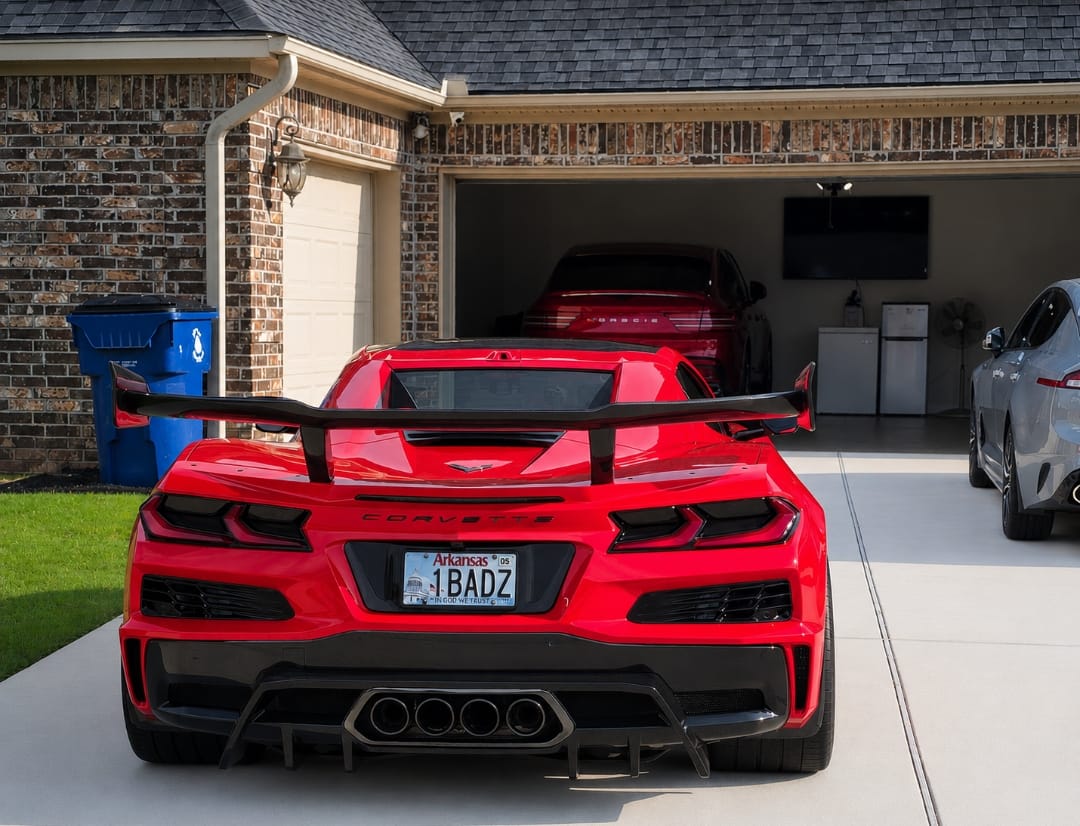 Customer photo review of 2023-2026 C8 Corvette Z06/E-Ray ZR1 ZTK Rear Spoiler Gloss Carbon Fiber 1pc