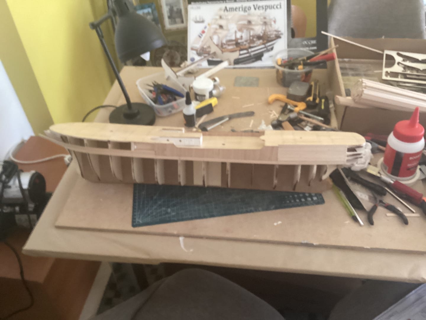 Customer photo review of Maqueta Barco Amerigo Vespucci