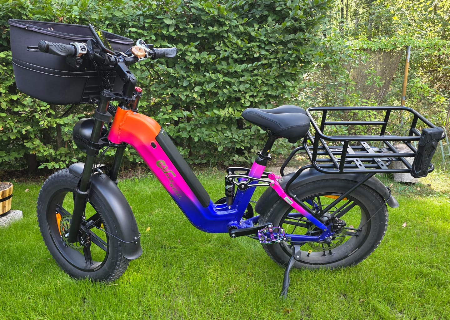 Customer photo review of CMACEWHEEL V20 750W 20" Fat Bike 960Wh Full Suspension E-bike with Torque Sensor 48V 20Ah Battery
