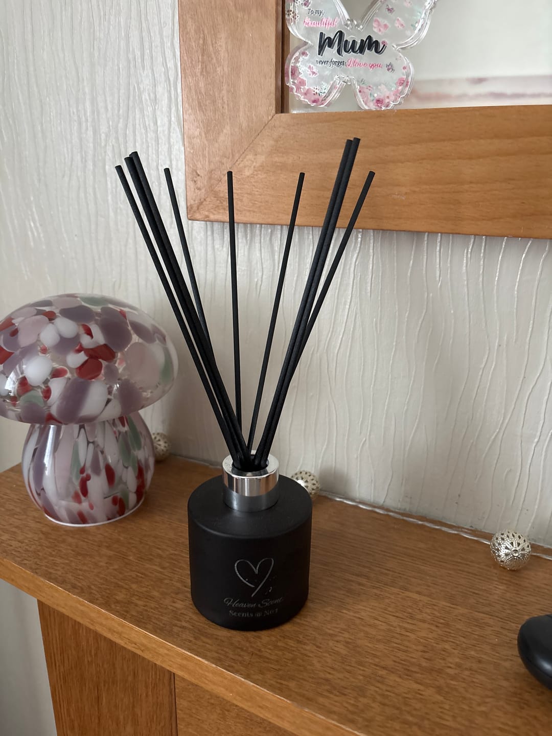 Customer photo review of Heaven Scent Reed Diffuser