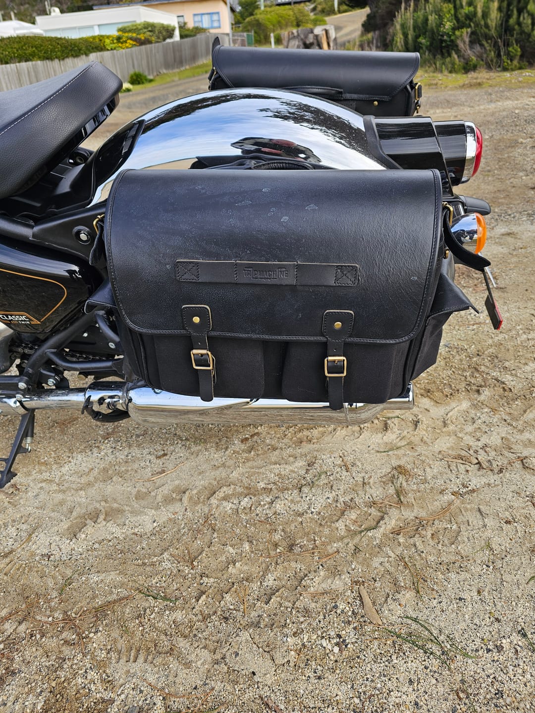 Customer photo review of expedition saddlebag