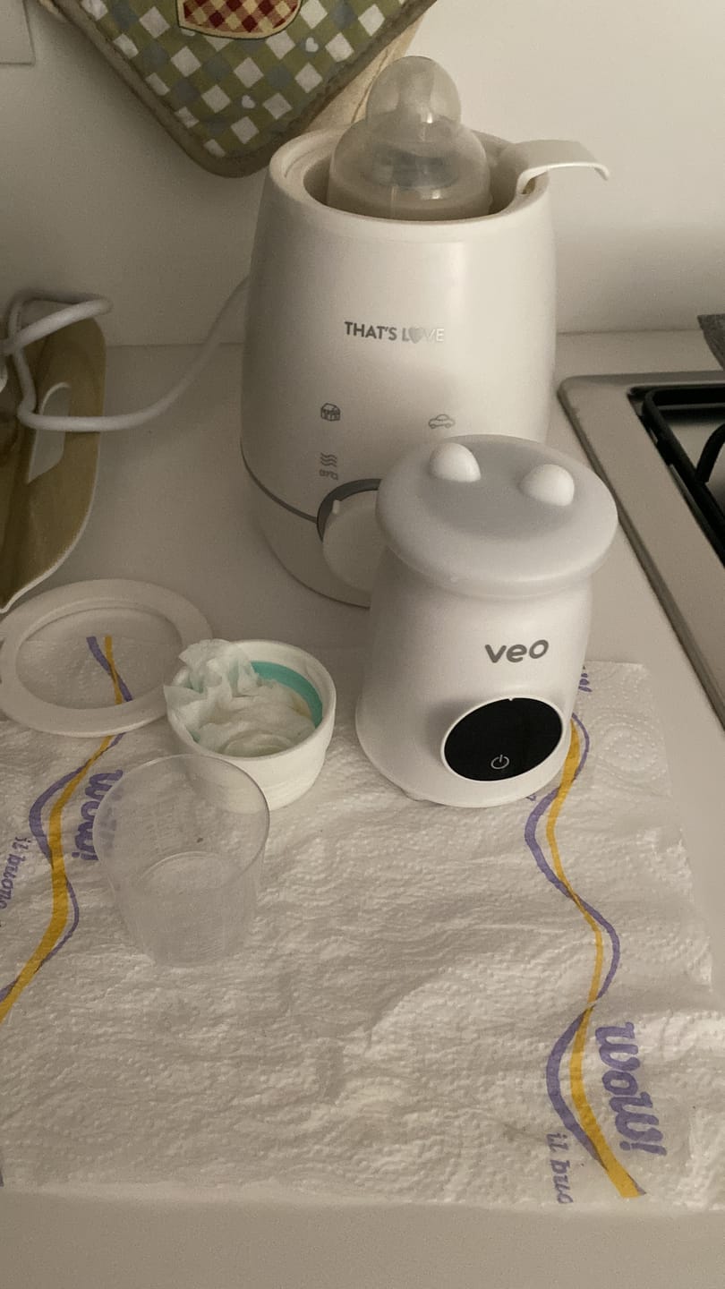 Customer photo review of VEO - Il primo scalda biberon portatile a batteria