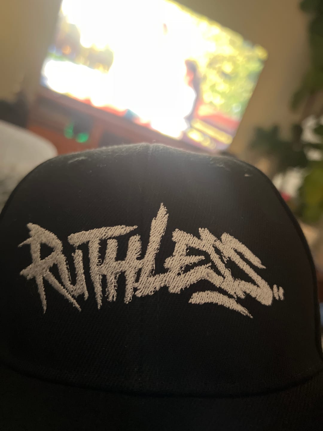 Customer photo review of Custom Black 3D Puff Embroidery Flat Embroidery Casual Sport Baseball Cap