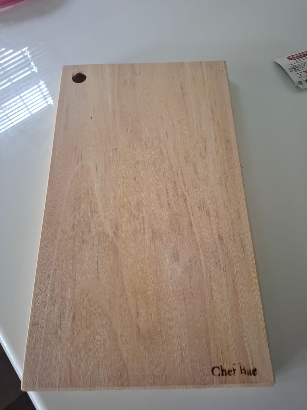 Customer photo review of Chef Bae Classic - Tamarind Wood High Density Cutting Board