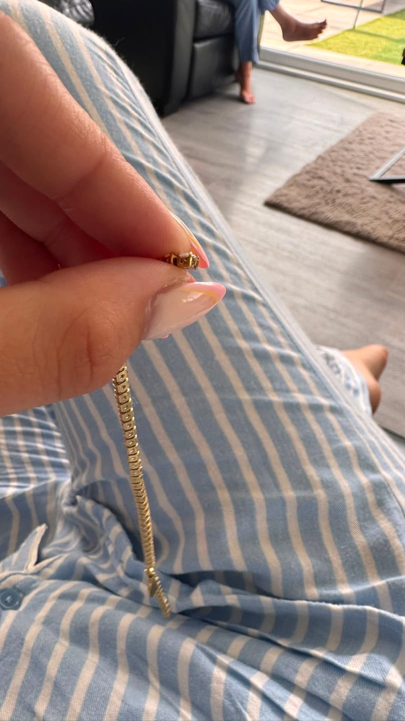 Customer photo review of Tennis Bracelet