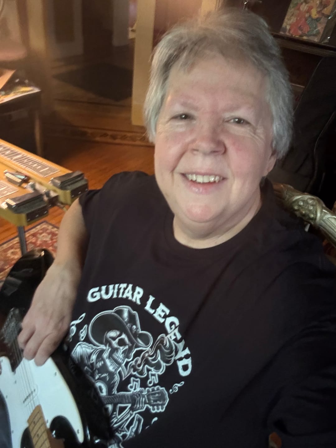 Customer photo review of Guitar legend T-Shirt