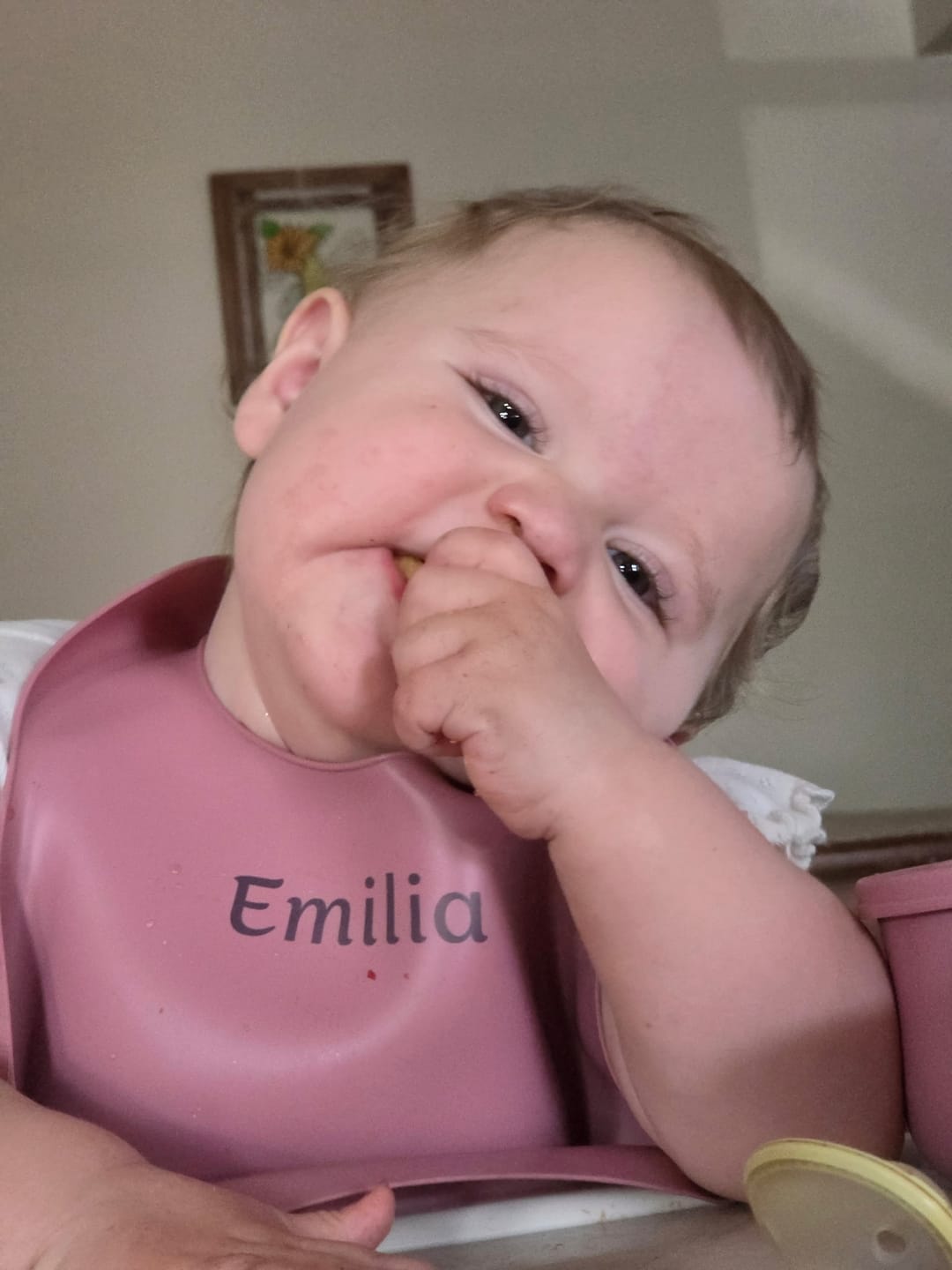 Customer photo review of Noah + Nori™ Personalized Baby Feeding Set