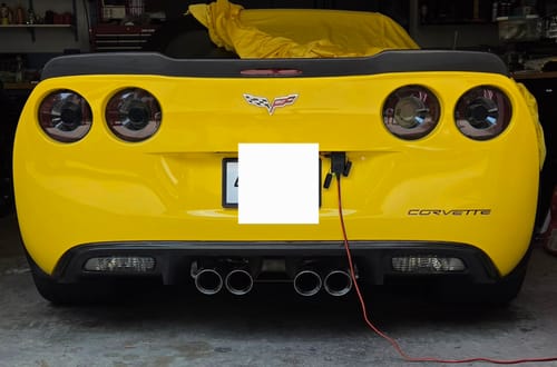 Customer photo review of Corvette C6 ZR1 Extended Rear Trunk Spoiler