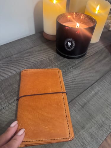 Customer photo review of Apple pig "Wallet notebook 3"