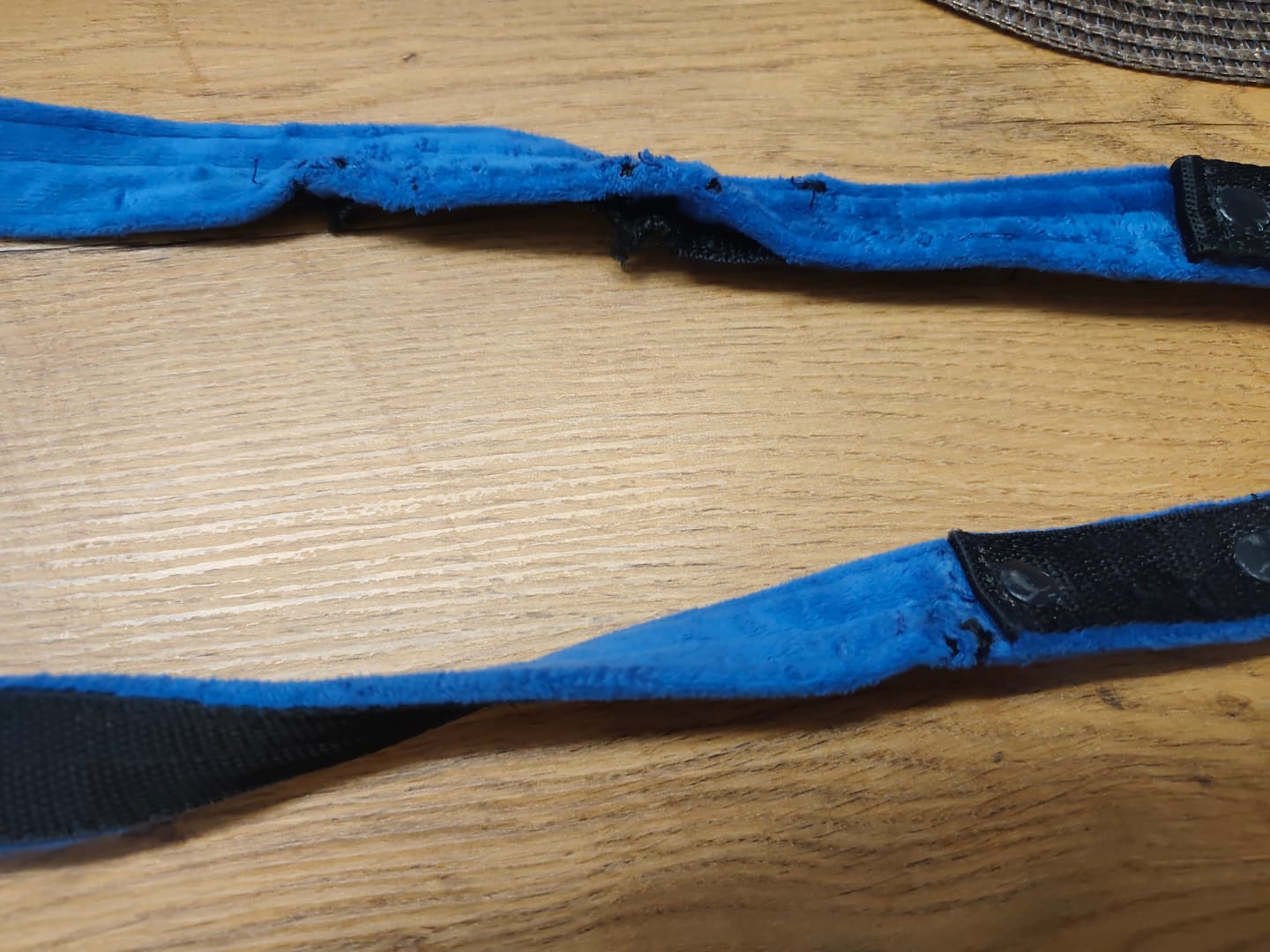 Customer photo review of Smycz nylonowa Walk Leash - Black Edition Niebieska